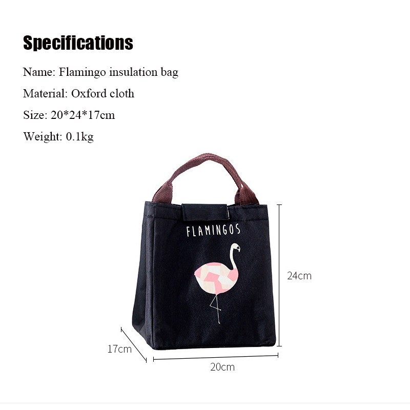 Lunch bag women bag thick portable waterproof insulation bag aluminum foil insulated lunch bag women bag lunch box