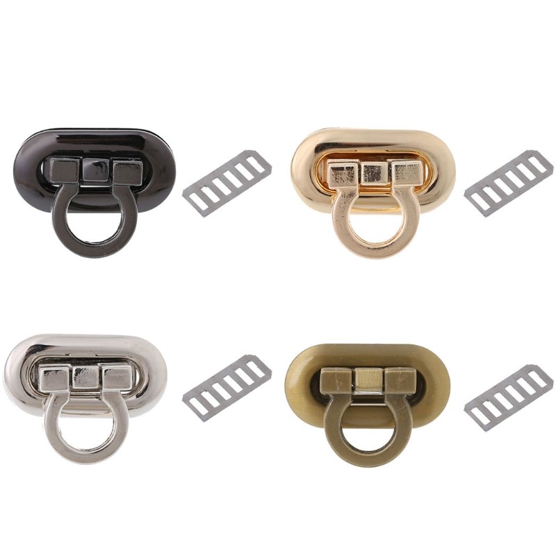 THINKTHENDO New Metal Lock Handbag Lock Handbag Hardware