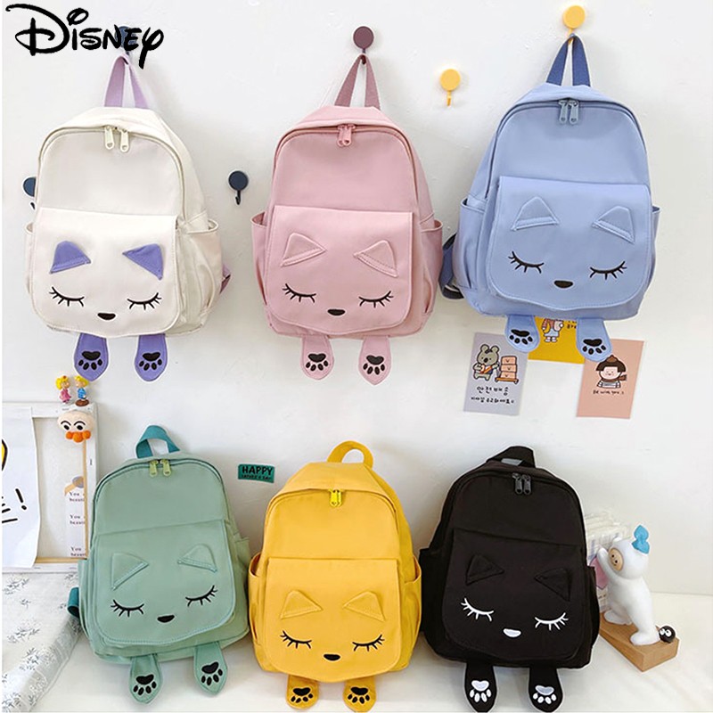 New Children's Backpack Cute Cartoon Cat Girl Backpack Pupil Kindergarten Kids Girls Boy Backpack Unisex Kid Game Bag Travel Bag