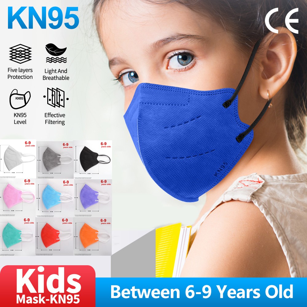 KN95 Kid Face Masks FFP2 Children's Mask 4 Ply Filtration Mask Boy and Girl Dust-proof Face Mask ffp2Mask Mascarillas