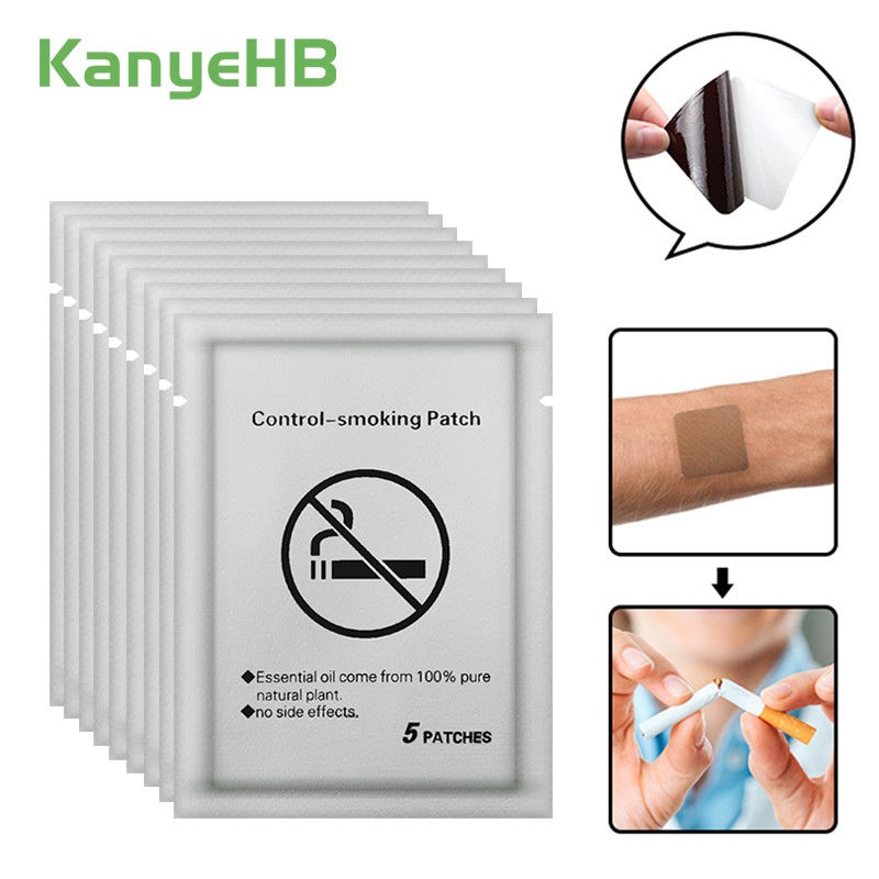 70pcs/14 Bags Quit Smoking Patch Stop Smoking Anti Smoke Patch No Cigarette Quit Smoking Plaster Smoker Health Therapy