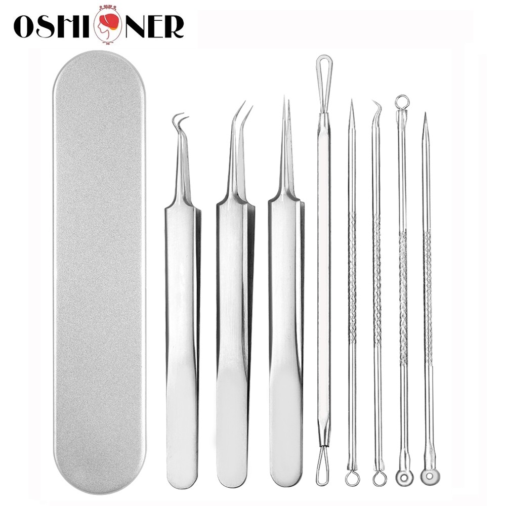 8/7/5pcs Acne Blackhead Removal Needles Black Dots Cleaner Black Head Pore Cleaner Deep Cleansing Tool Face Skin Care Tool