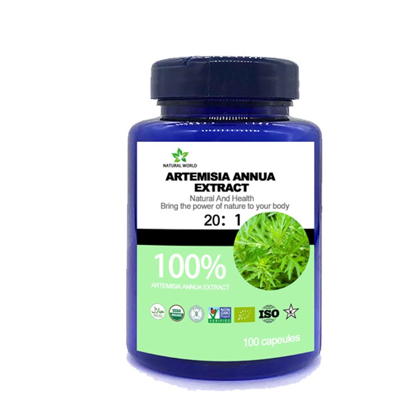 Best Male and Female Health Care 100% Natural High Quality Botanical Formula Artemisia Annua Extract 100 caps/bottle Artemisinin