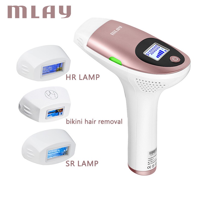 MLAY permanent laser hair removal machine free shipping home use pubic hair epilator for women and men