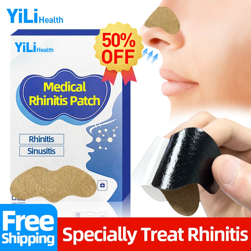 6/12/18/24pcs Rhinitis Allergy Reliever Patch Sinusitis Medical Treatment Nasal Strips Nasal Congestion Sneezing Cure