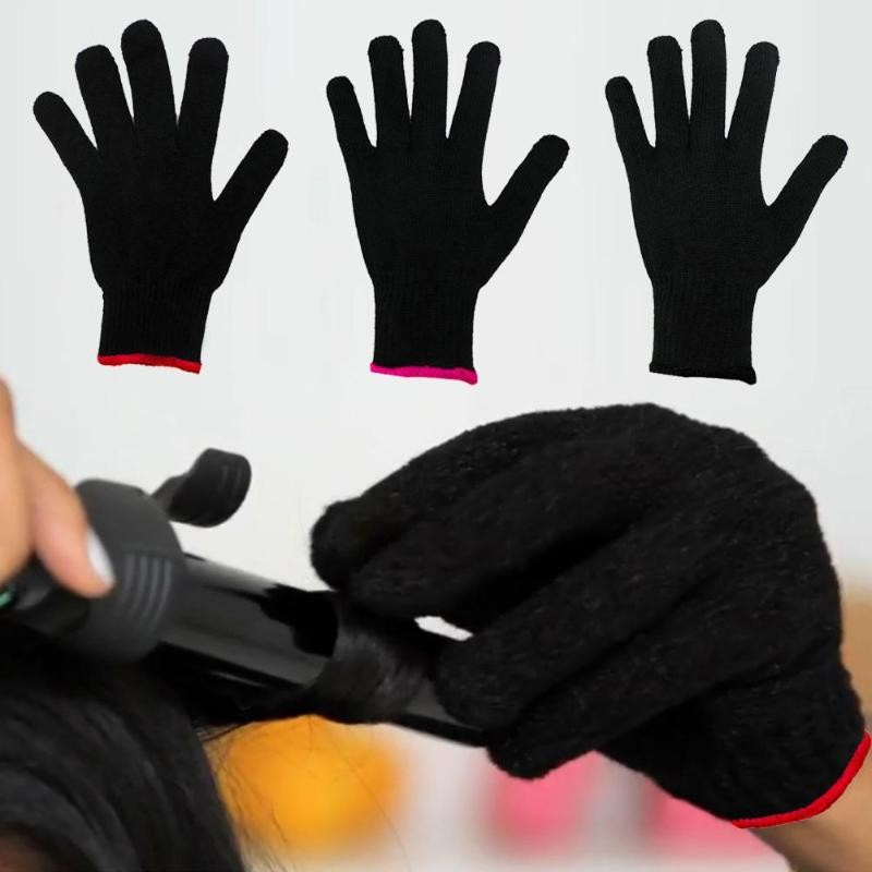 Heat Resistant Hairdressing Glove Blocking Curling Hand Styling Skin Care Protector Gloves Tool 240*145mm