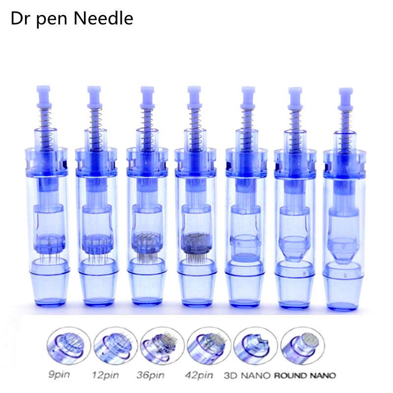 High Quality 10/50/100pcs Electric Derma Pen Needle 9/12/36/42/Nano Cartridges Bayonet for Ultima A1 Tattoo Micro Needles