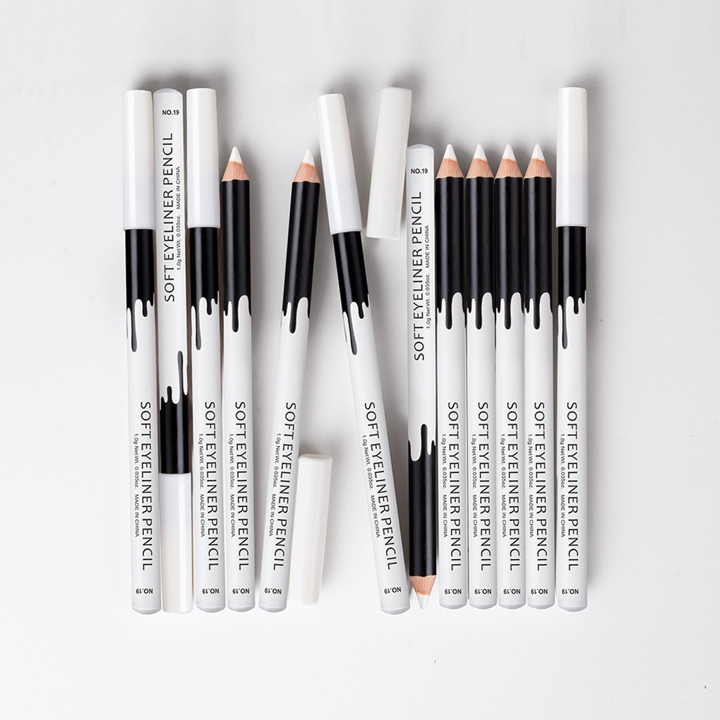 Eyeliner Pencil Makeup Women Long Lasting Waterproof Pigment Eye Liner White Eyeliner Pen Cosmetic 1-10pcs