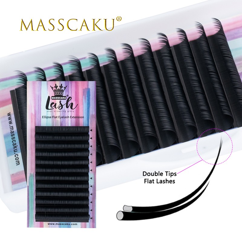 Free Lashes Samples Eyelashes Suppliers 100% Natural Faux Mink 8-16mm Matte Dark Black Eyelashes Extension