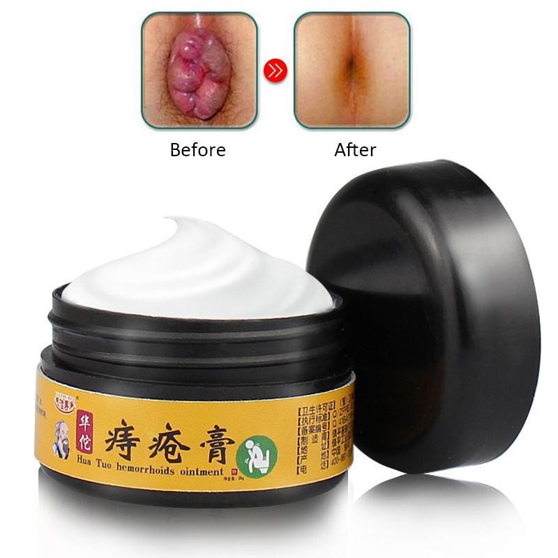 1pc Hua Tuo Powerful Hemorrhoids Ointment Naturals Sterilizing Cream Internal Hemorrhoids Piles External Fissure Treatment