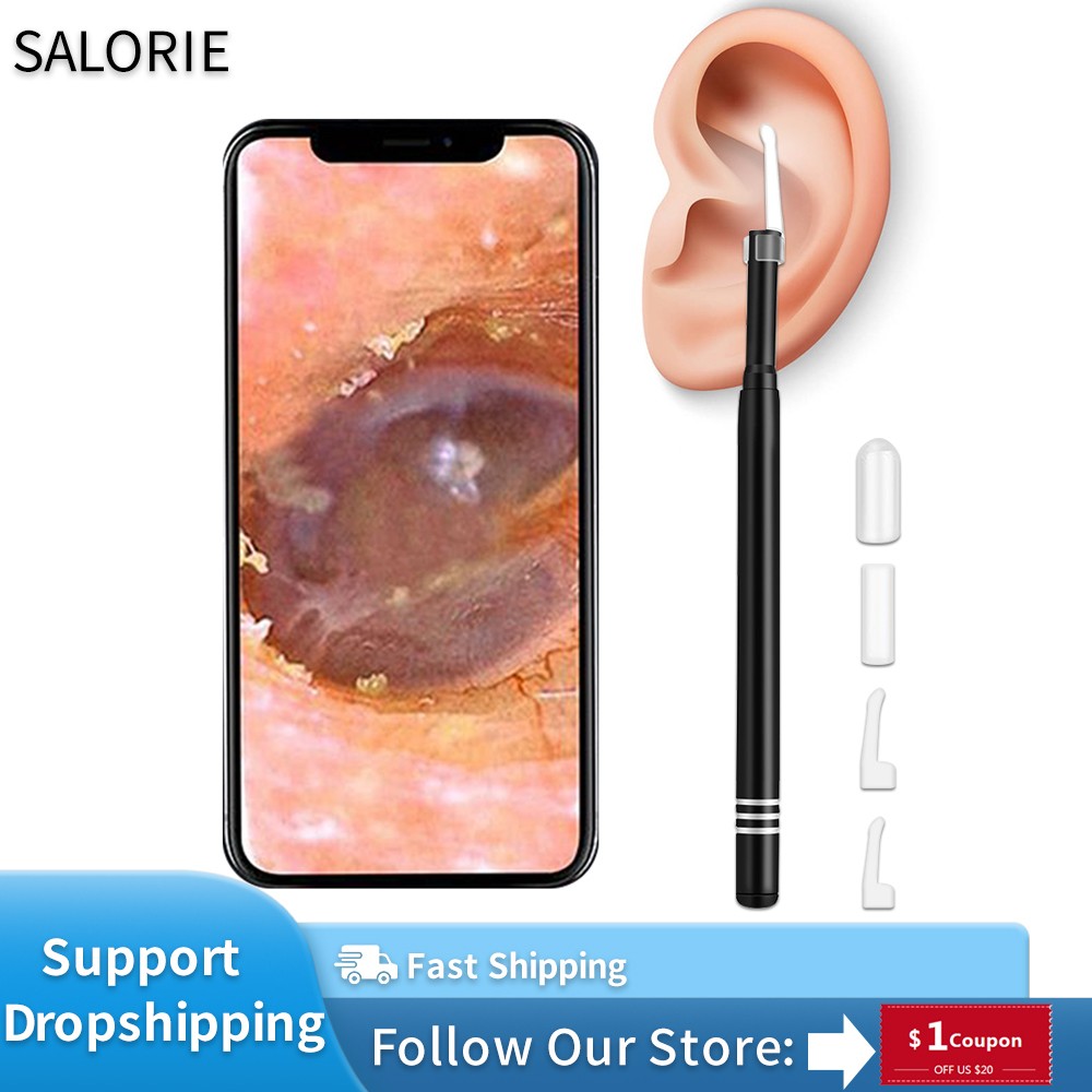 Smart Optical Ear Cleaner Ear Stick Endoscope Earpick Camera Otoscope Ear Cleaner Ear Wax Remover Ear Picker Removal Tool