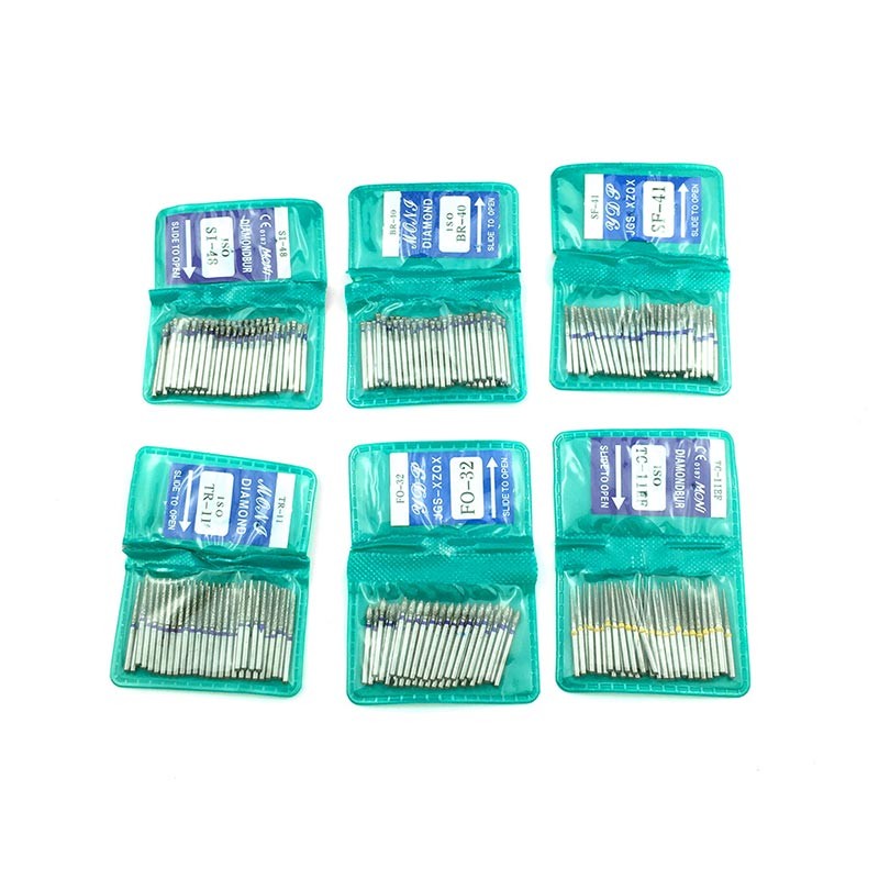 FG Diamond dental burs, high speed, for polishing and smoothing teeth