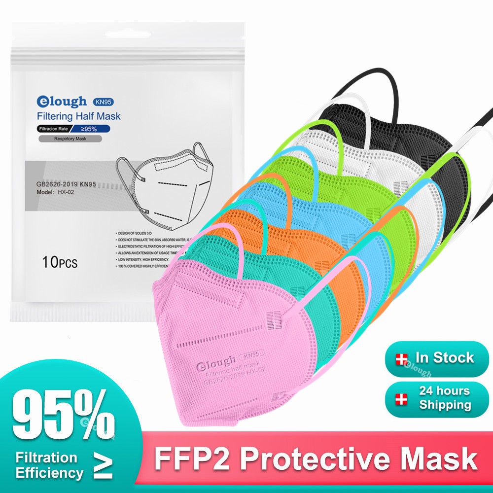 Tswantos FFP2 Mask Respiratory Mask FPP2 Masks Mascarillas Approved KN95 Mascarilla fpp2 Respiratory Mask for Sufferers ffpp2 Reusable ffp2masque Mask