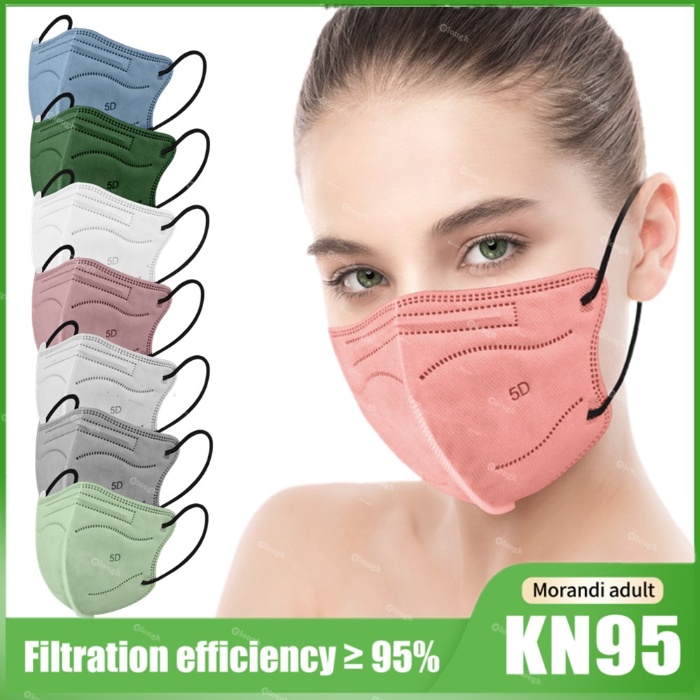 KN95 Mascarillas FPP2 Cubrebocas KN95 Masks Adult ffp2fan 5D Face Mask FFPP2 Mascherine FFP2 Mascarilla Morandi Masque FFP 2