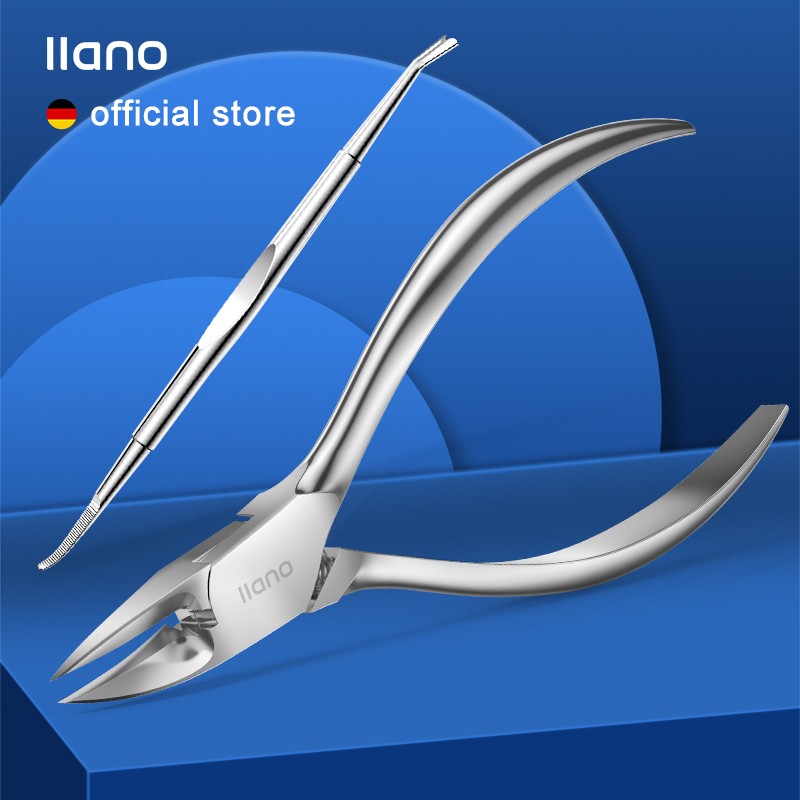 Liano Olecranon Professional Pliers Stainless Steel Manicure Tools Anti Splash Ingrown Paronychia Nail Clippers Hand Foot Care