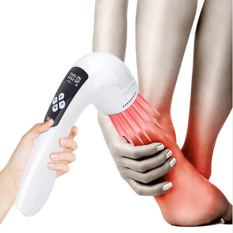 LLLT - Soft and Cold Laser Pain Relief Device, Physiotherapy for Sports Injuries, Sciatica, Heel Elbow and Tennis.