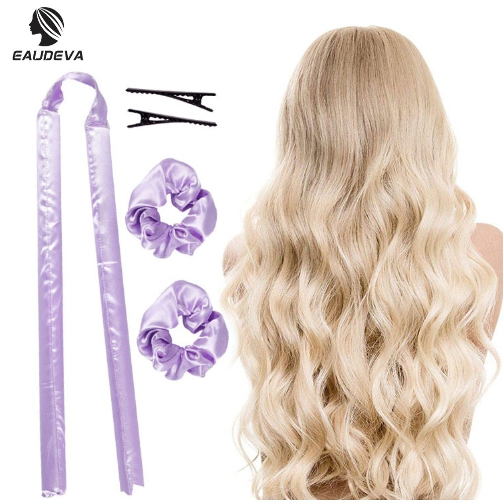 New Heatless Hair Curlers Curling Rod No Heat Curlers Tape Hair Rollers Sleeping Soft Curl Hair Styling Tool Lazy Curling Iron