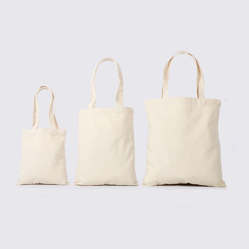 100pcs Natural Color Cotton Plain Carrying Bag Bags for Packaging/Storage, Acecept Custom Logo