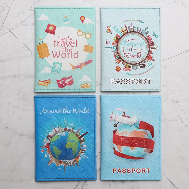 جديد وصول خريطة العالم غطاء جواز سفر حافظة جواز السفر الإناث الذكور حامل جواز سفر واقية Pochette Passeport واقية