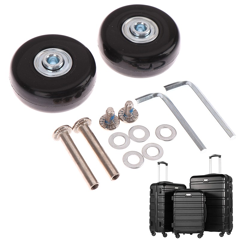 Suitcase Luggage Replacement Wheels Suitcase Repair OD 50mm Deluxe Screw Hubs