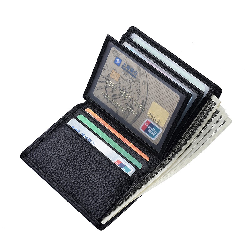 CHALLEN-Men's Wallet Card Holder,Men's Wallet with Coin Pocket,Vintage Faux Leather Short Wallet,Slim Soft Wallet