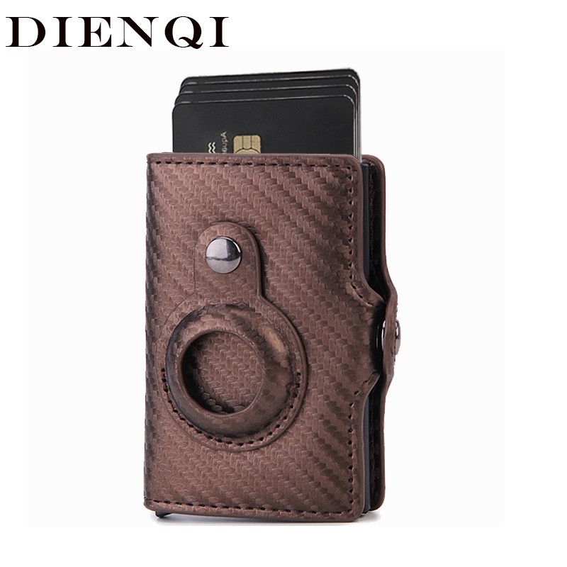 Anti RFID Airtag Credit Card Holder Wallet Protective Cover Men Women Bank Card Holder Air Tags Pouch Bag for Apple AirTag Tracker