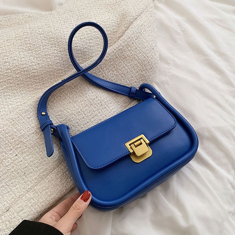 Fashion klein blue woman shoulder bag luxury design underarm crossbody bags for women female designer handbag 2022 spring new