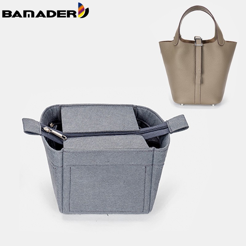 BAMIDER Brand Liner Bag Women Bags With Cover Felt Cloth Insert Travel Cosmetic Bag Organize Storage Bag In Bag