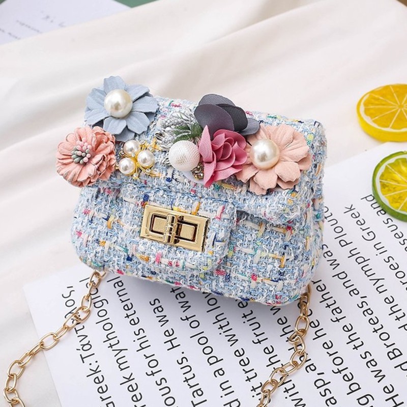 Fashion Cute Girl Shoulder Messenger Bag Children Crossbody Chain Handbag Kid Girl Bags Princess Cross Body Bags Purse