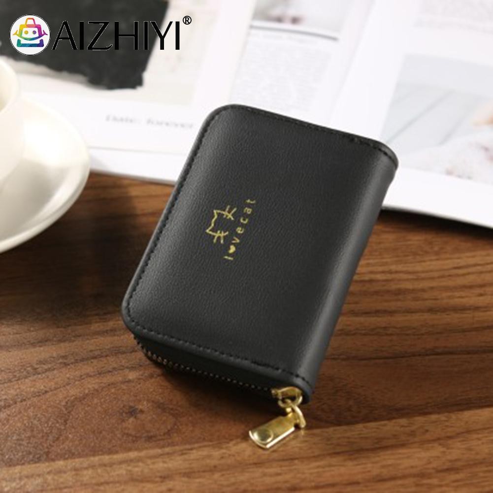 Women's PU Leather Pure Color Wallet Money Bag Ladies Small Day Clutches Card Holder Small Wallet