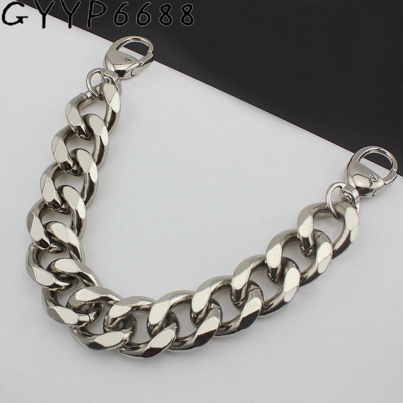 22mm Thickness Aluminum Bag Chain 3 Colors Lightweight Straps Easy Match Handles Handbag Accessories Straps