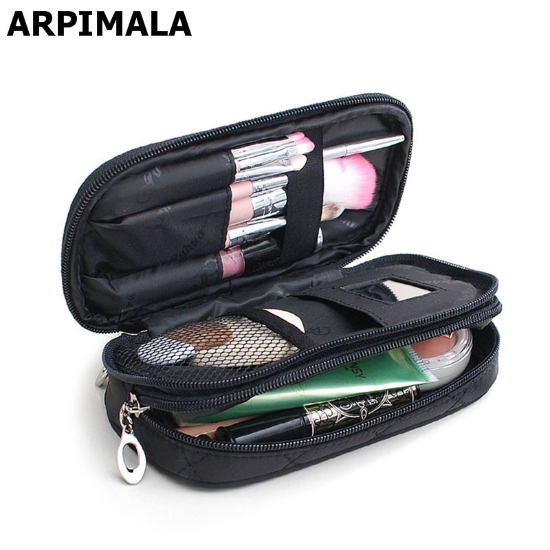 ARPIMALA-Women's Makeup Bag, Travel Bag, Professional Brush Organizer, Makeup Case, Toiletry Bag