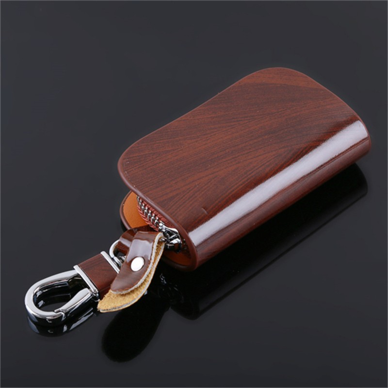 2021 Male Key Organizer Cover Men Key Holder Zipper Key Bag Leather Bag Car Key Wallets Function Package Housekeeper