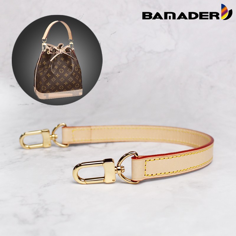 BAMADER obag Short Handle Bag Strap Short Shoulder Strap Handbag Strap Genuine Leather Bag Strap Luxury Women Handbag Accessories