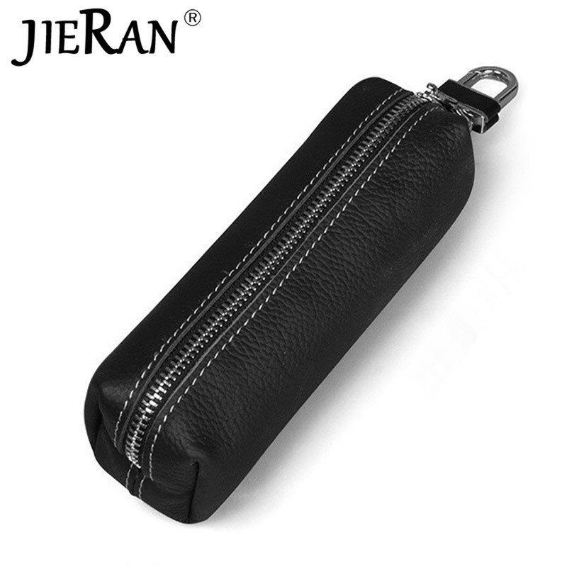 Fashion Genuine Cowhide Leather Key Bag for Men and Women High Quality Key Holder Small Business Key Case for Women Wallet