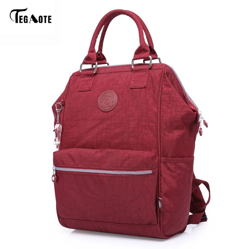 2021 new nylon backpack students school bag for teenage girls boys backpacks fashion street laptop bag female backpack