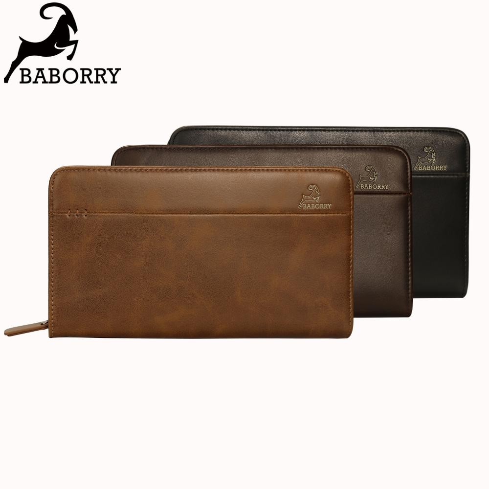 Men's Clutch Multifunction Creative Mobile Wallet Long Wallet Long Wallet Coin Passport Bag For Men Credit Card Holder