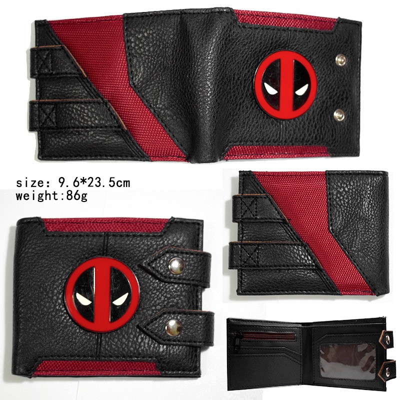 Deadpool - New Design Men's and Women's Wallet, Bifold Wallet with ID Card Slot, Cartoon