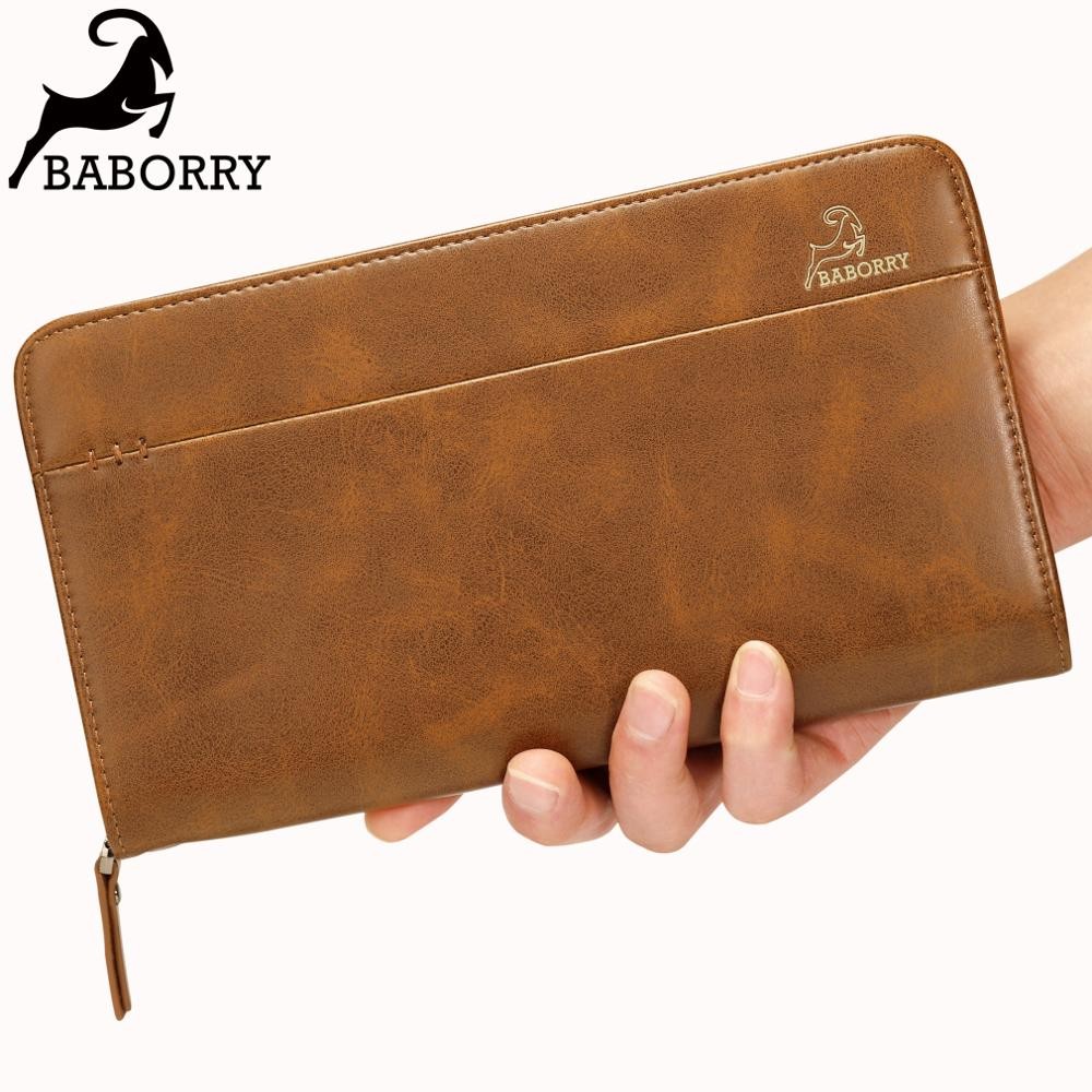 Stylish Wallet Men Long Wallet Coin Purse Men's Passport Bag Credit Card Holder Multifunction Creative Mobile Wallets