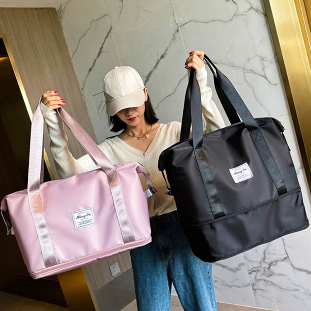 Fashion Large Capacity Travel Bag Women Handbag Waterproof Nylon Shoulder Bag Woman Sport Fitness Gym Bag Crossbody Tote 2021