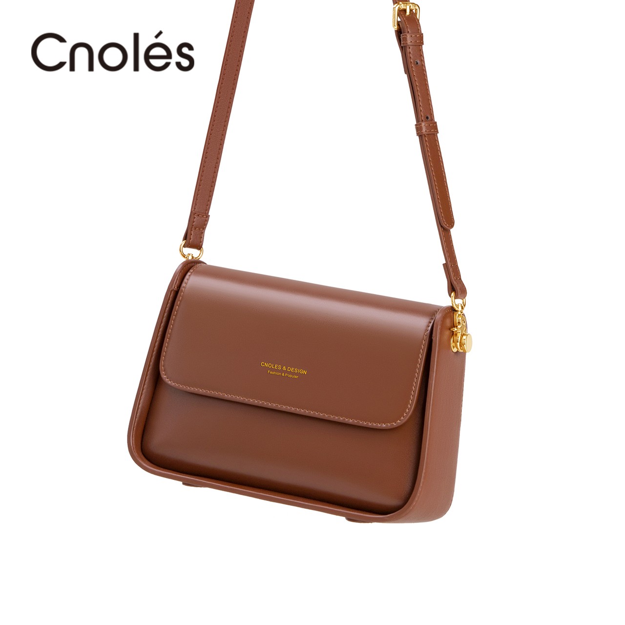 Cnoles Women Shoulder Bags Designer Bags Genuine Leather Cross Body Bag Woman Small Purses Female Clutch