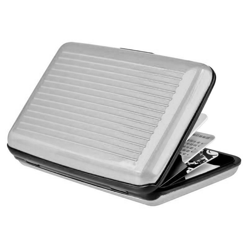 Aluminum Business ID Credit Card Holder Pocket Wallet Purse Organizer