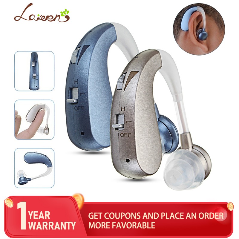 Rechargeable Mini Digital Hearing Aid Hearing Amplifier Wireless Ear Aids for Elderly Moderate to Severe Loss Drop Shipping