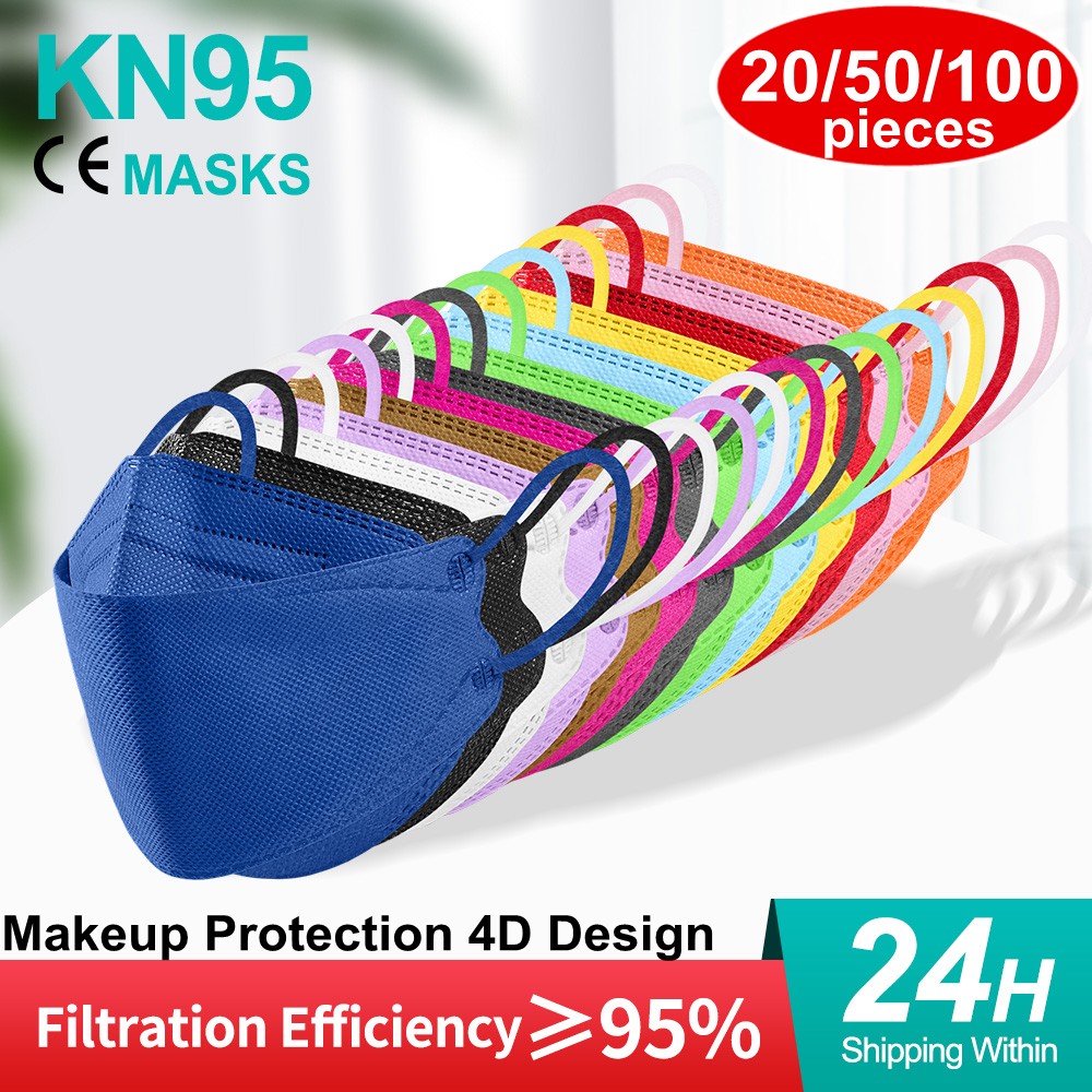 KN95 ffp2fan masks FFP2 Mascarillas Beauty Fashion Mascherina ffpp2 Effective protection kn95 fish mask fpp2 mascarilla de color