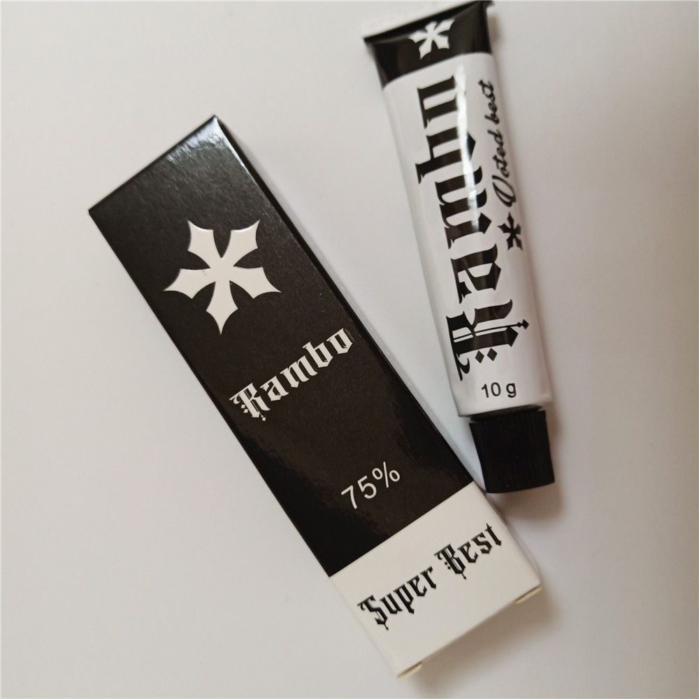 75% Rambo Tattoo Cream Pre Permanent Makeup Microblading Eyebrow Lip 10g