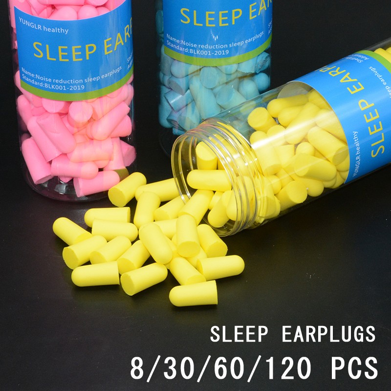 Earplugs Noise Reduction Foam Sleep Plug Canceling Music Anti Reusable For Snoring Earplug Sound Insulation Sleeping Earplugs