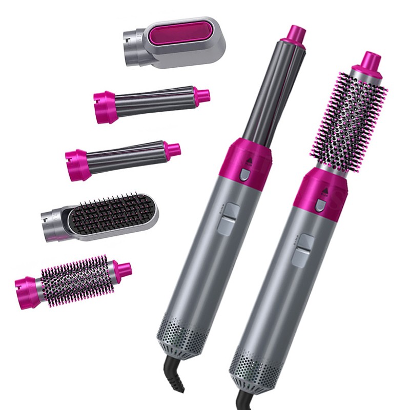 Hair Curler Styler Dryer Brush 5 in 1 Hair Straighteners Blow Dryer Professional Hair Styling Tools Salon Curling Iron Hot Comb