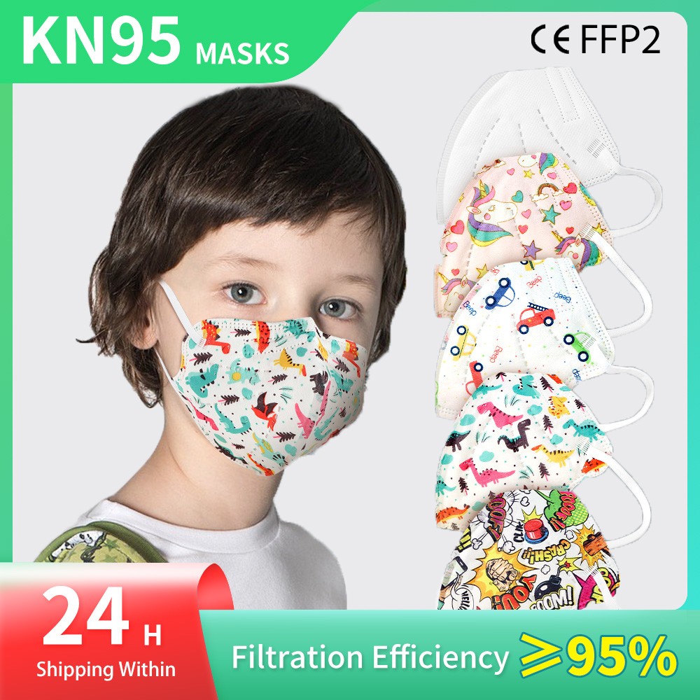 Mascarillas Niños KN95 Kids Masks Children Face Masks Kid Face Mask for Kids FPP2 Masks FFP2 Child Protective Mask