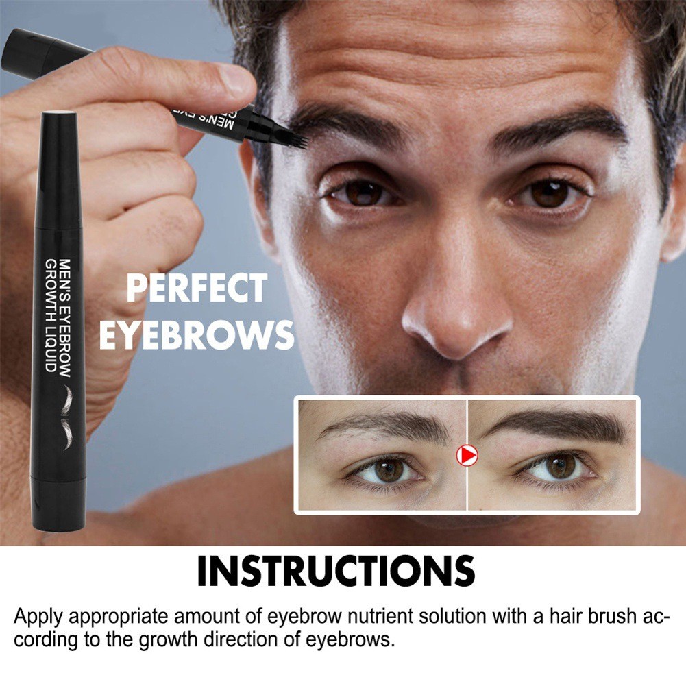 Dark Thickness Enhancer Serum Eyebrow Eye Brow Growth Pen Enhancer Length Dark Repair Waterproof Serum