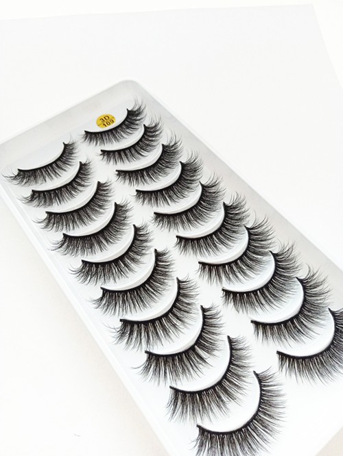 QUXINHAO wholesale 10 pairs lashes eyelashes cilios 3d mink lashes mink eyelashes wholesale false eyelashes maquiagem